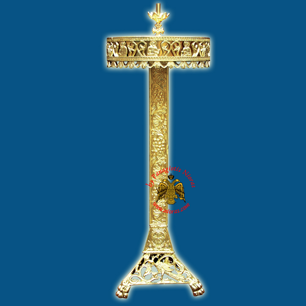 Orthodox Church Style Candelabrum Aluminum for Candles D:40x110cm